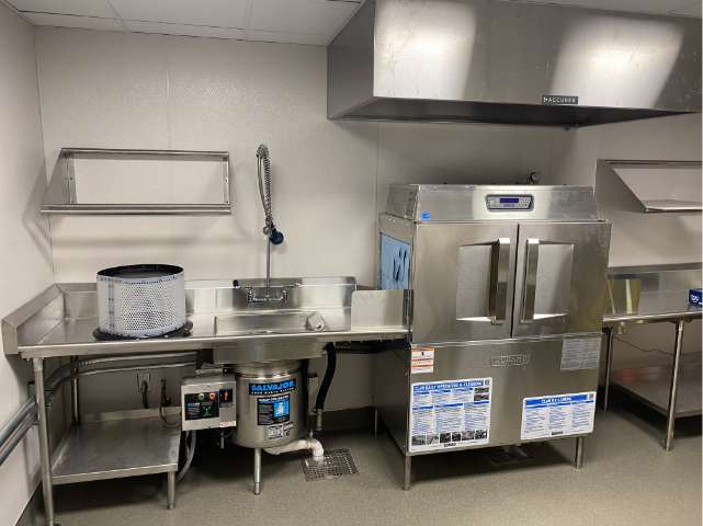 Behind service counters at Marathon Petroleum Headquarters