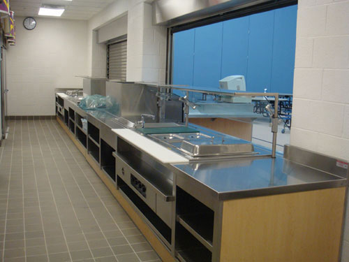 Service counters at Ferguson Elementary School