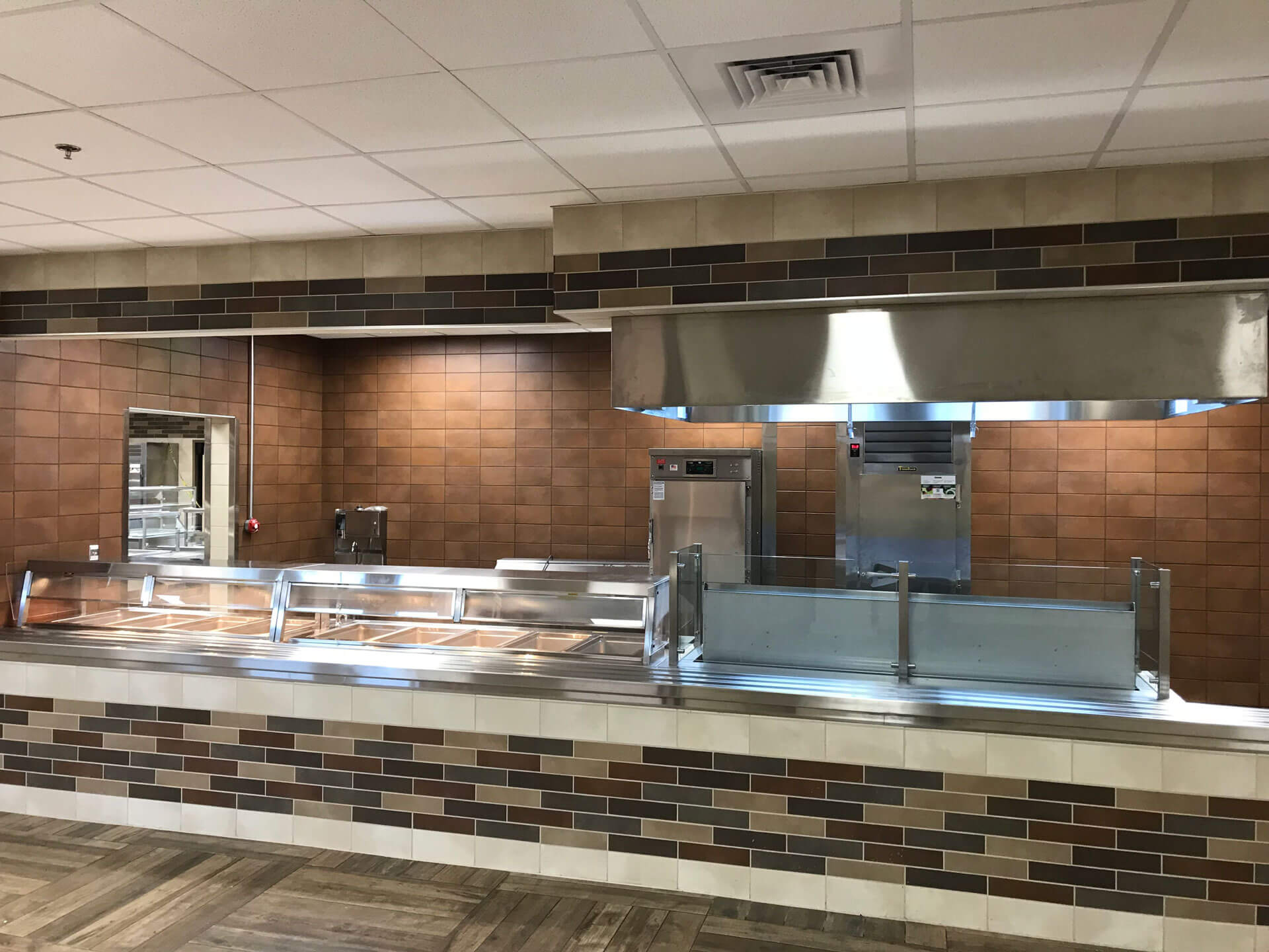 Service counters at Fort Lee AIT Barracks