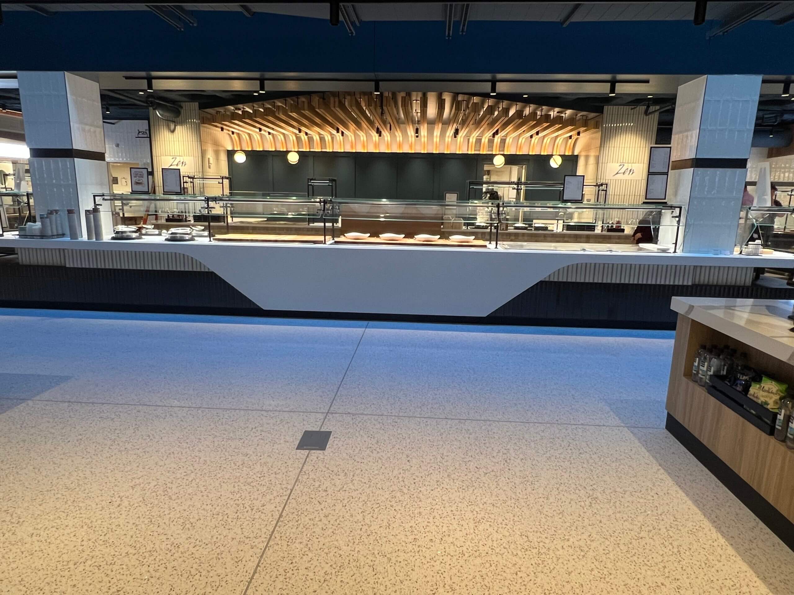 Service counters at Johnson & Johnson World Headquarters