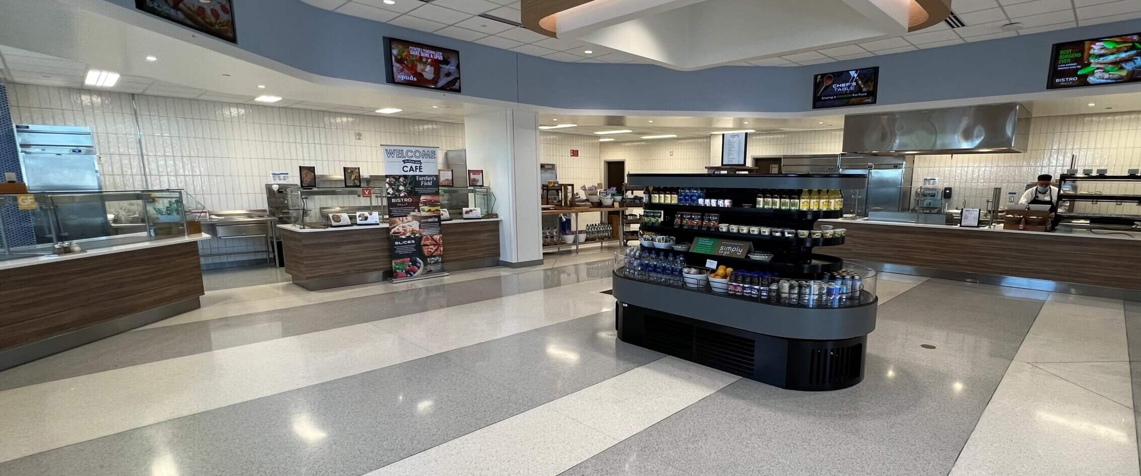 Service counters at Lancaster Medical Center