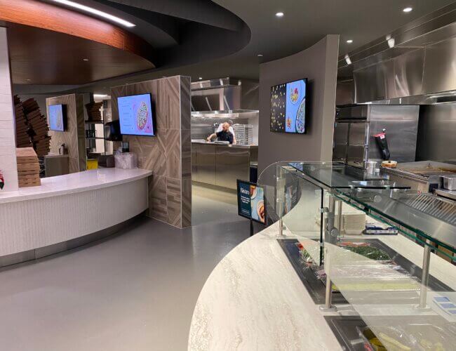 Service counters at Marathon Petroleum Headquarters