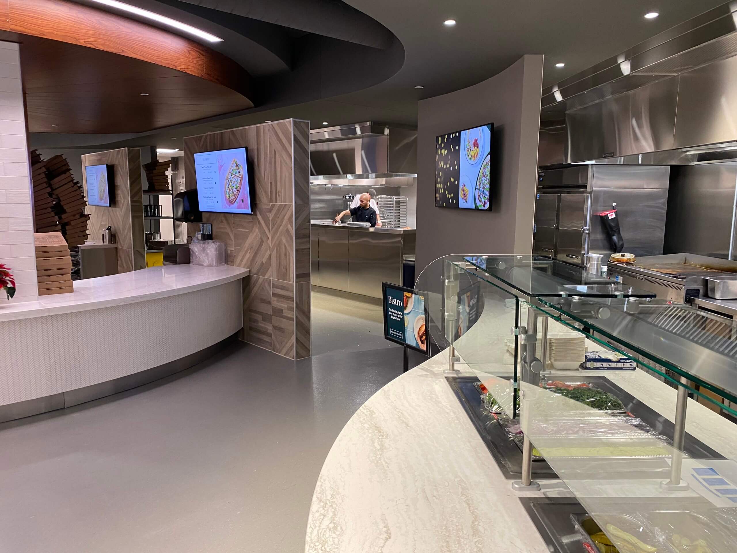 Service counters at Marathon Petroleum Headquarters