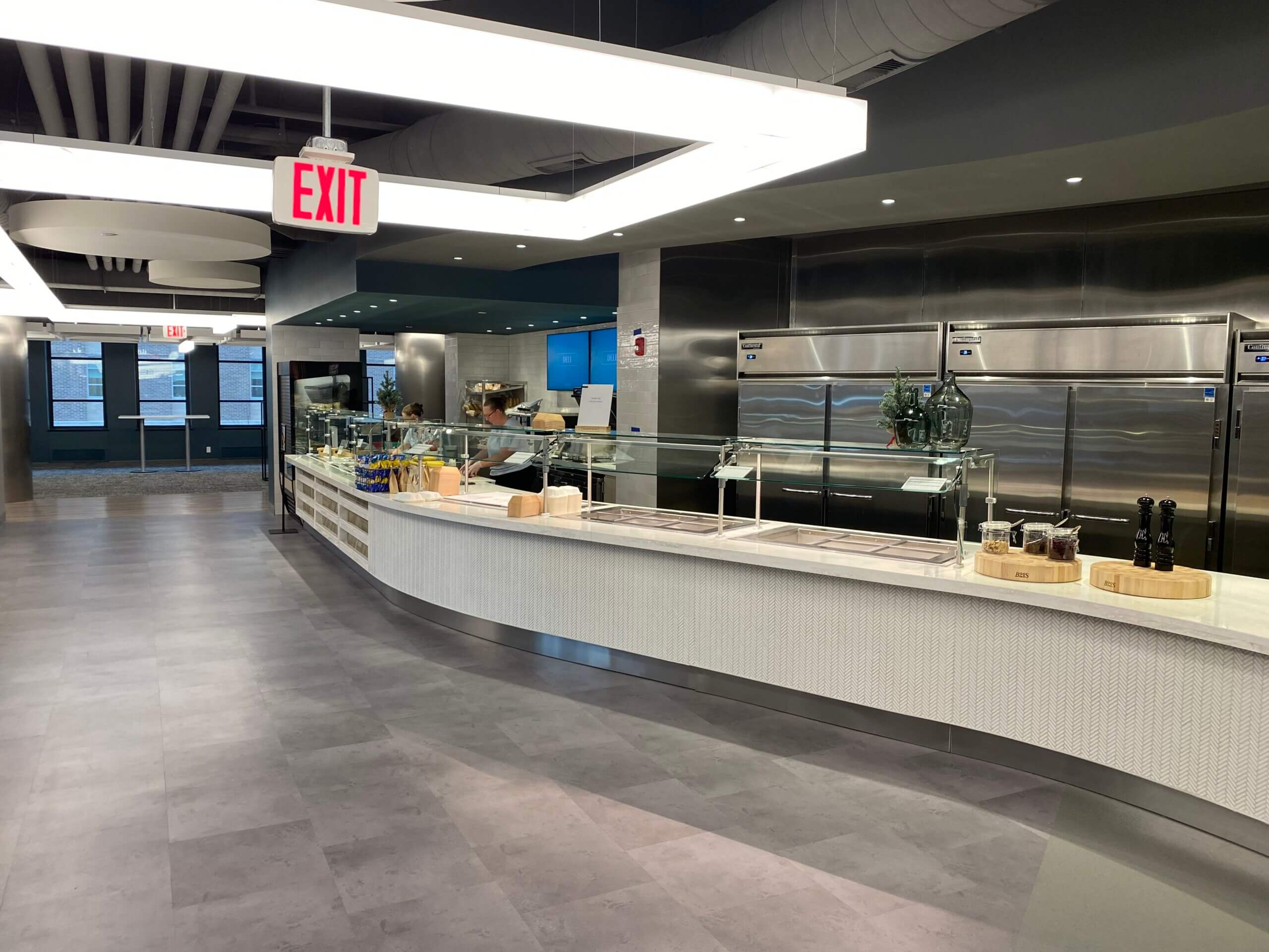 Service counters at Marathon Petroleum Headquarters