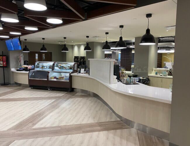 Service counters at Marathon Petroleum Headquarters