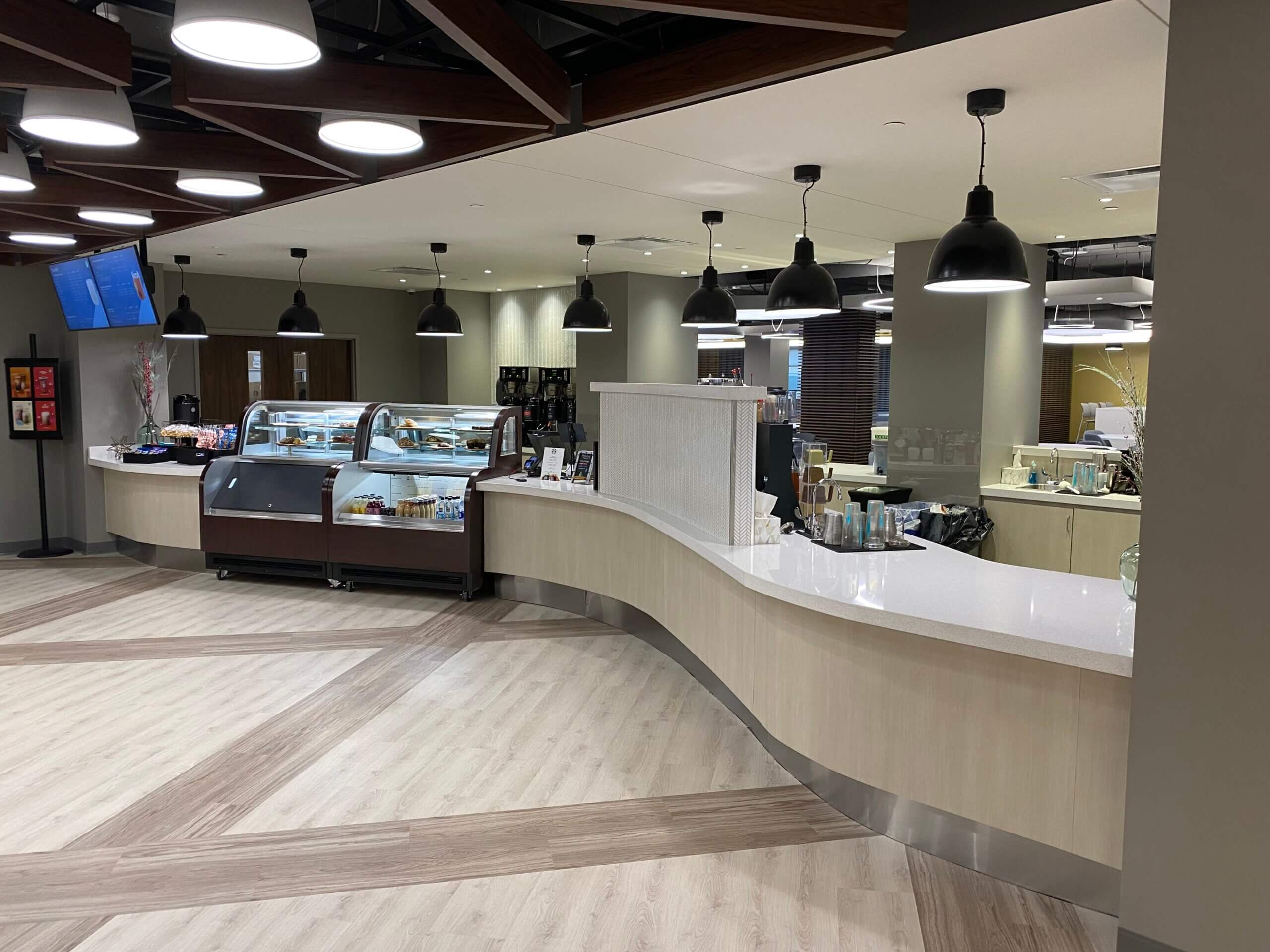 Service counters at Marathon Petroleum Headquarters