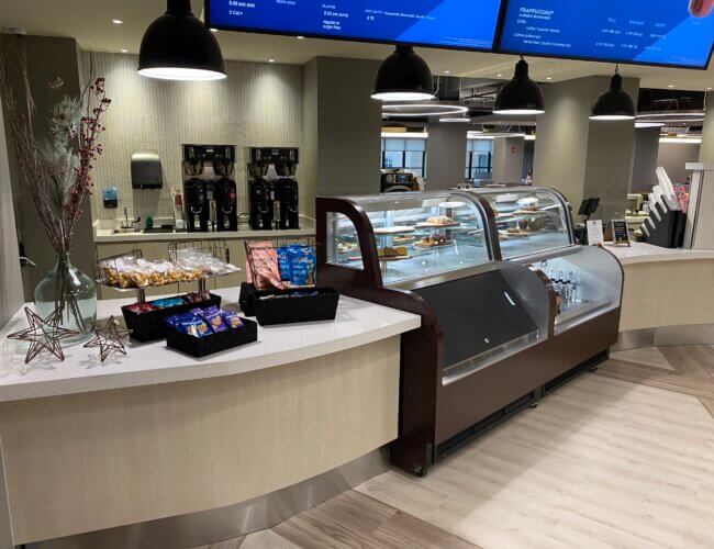 Service counters at Marathon Petroleum Headquarters