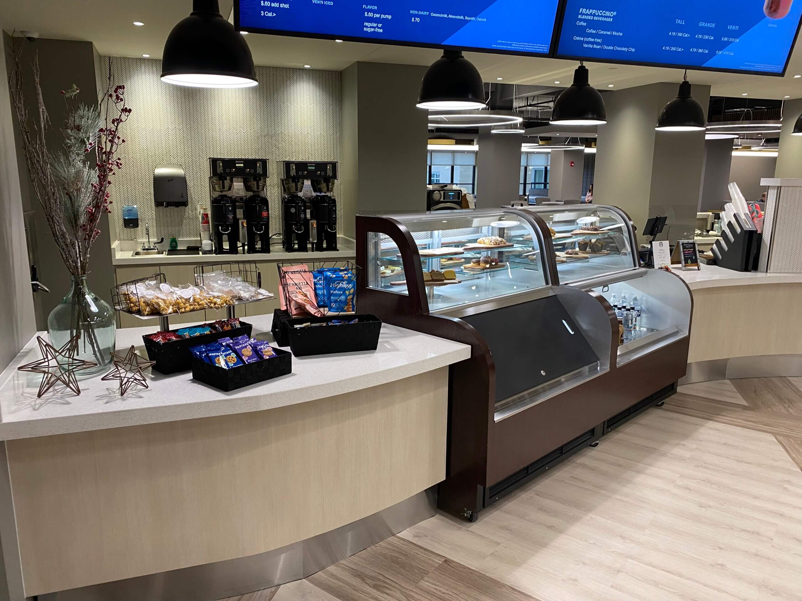 Service counters at Marathon Petroleum Headquarters