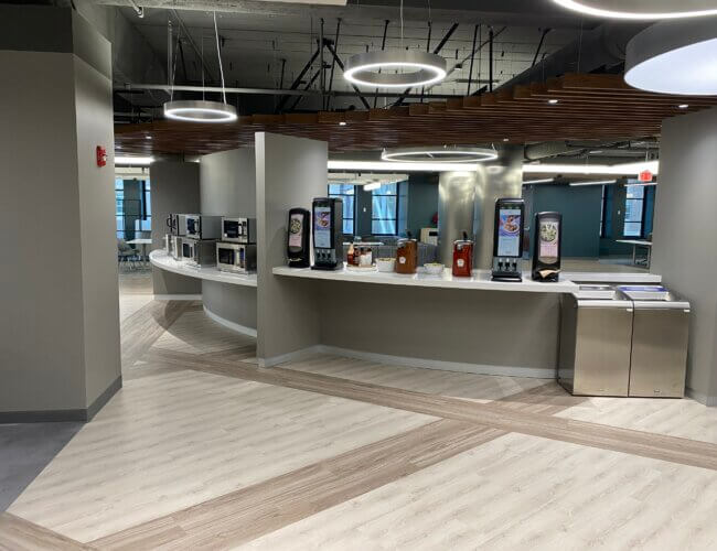 Service counters at Marathon Petroleum Headquarters
