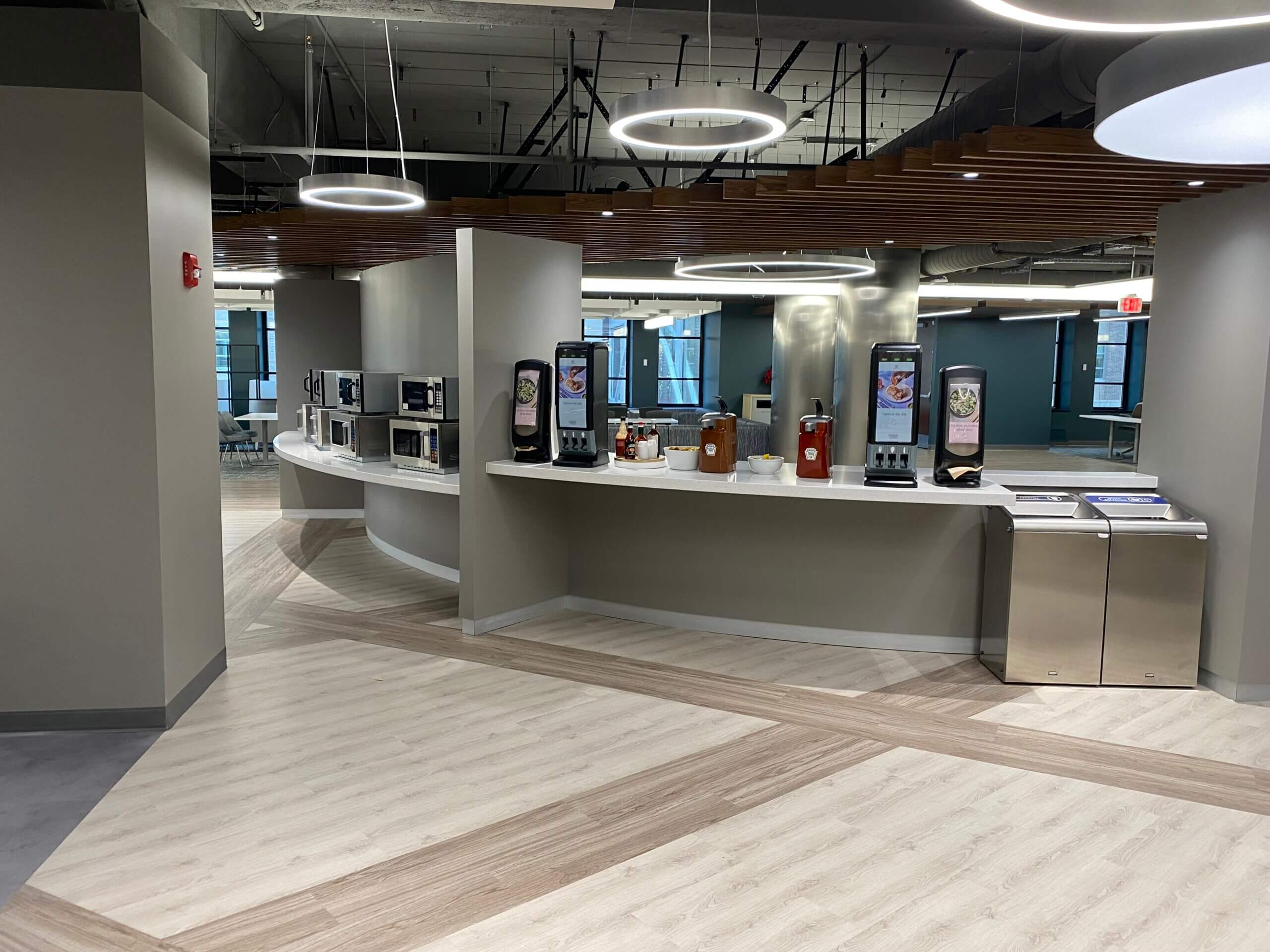 Service counters at Marathon Petroleum Headquarters