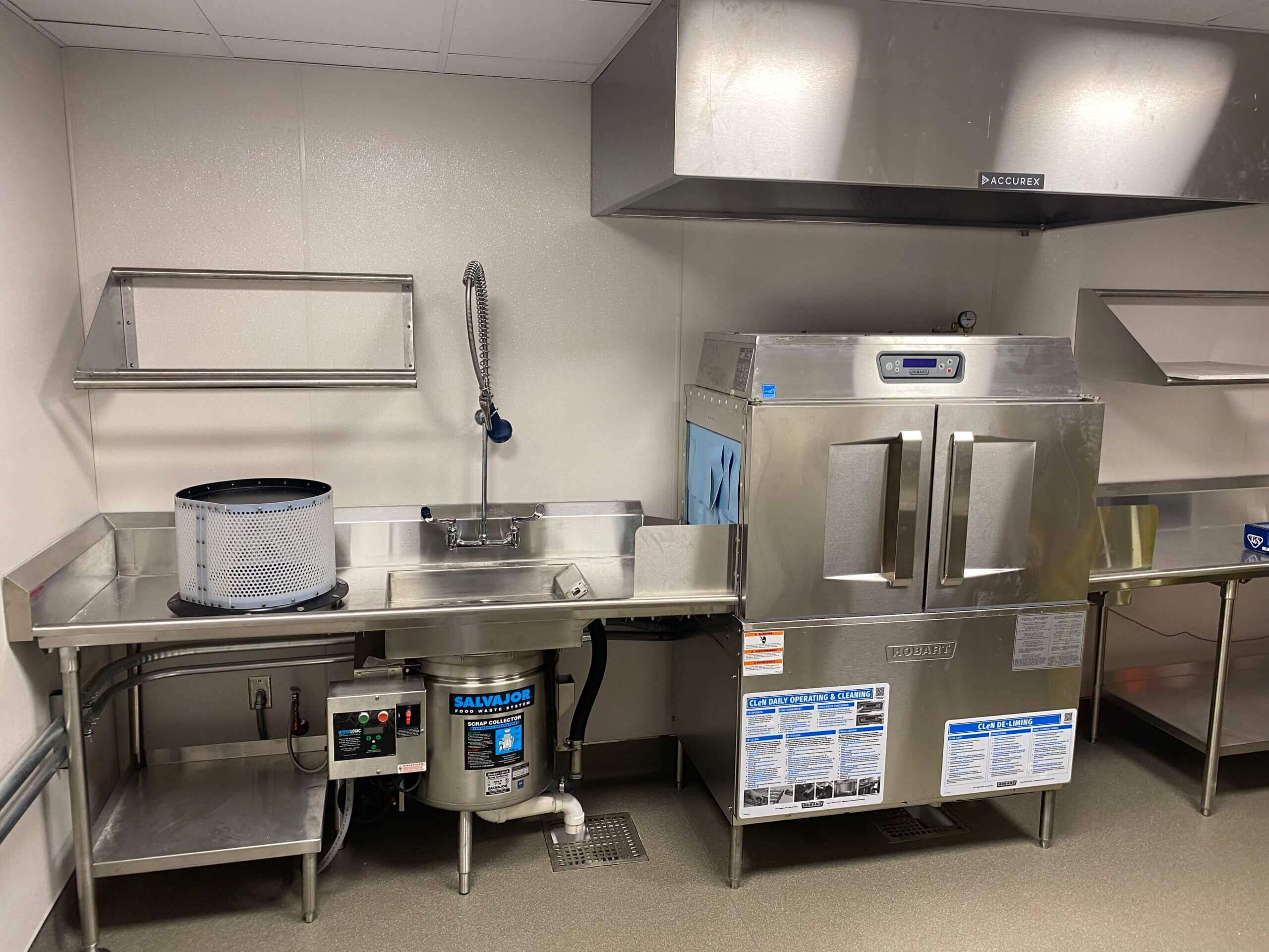 Back of service counters at Marathon Petroleum HQ