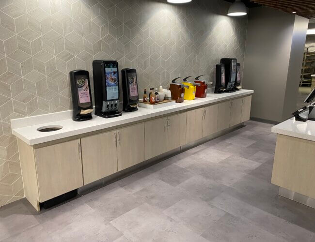 Service counters at Marathon Petroleum Headquarters