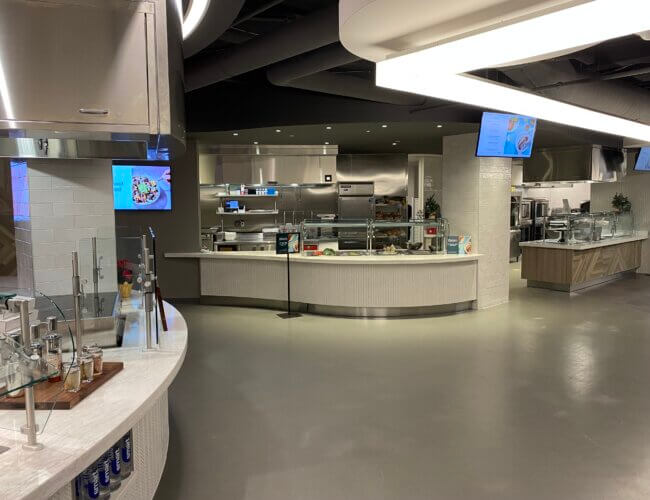 Service counters at Marathon Petroleum Headquarters