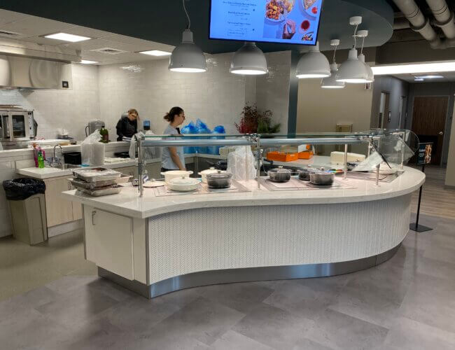 Service counters at Marathon Petroleum Headquarters