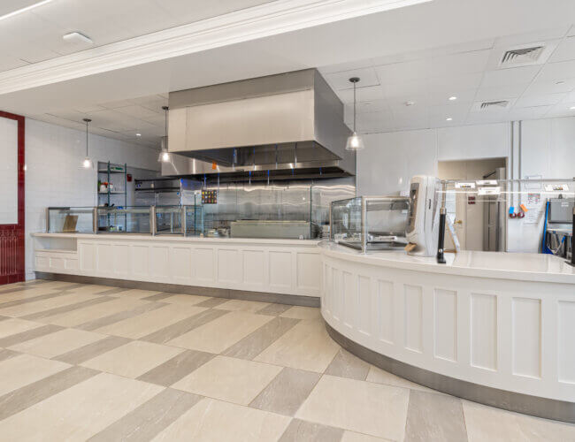 The service counter at Phillips Exeter Academy