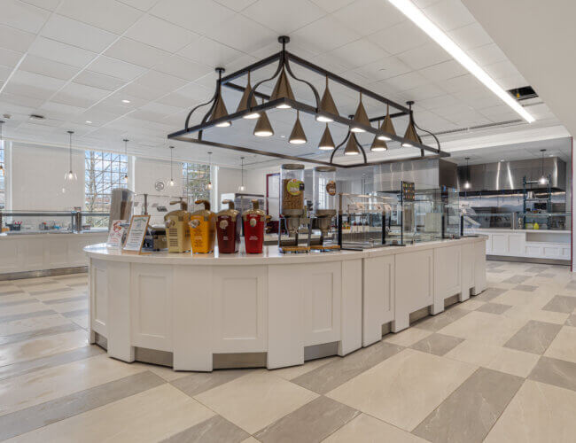 The service counter at Phillips Exeter Academy
