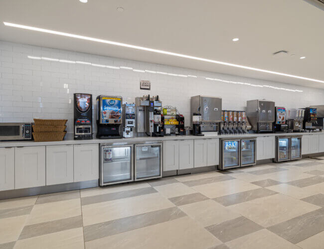 The service counter at Phillips Exeter Academy