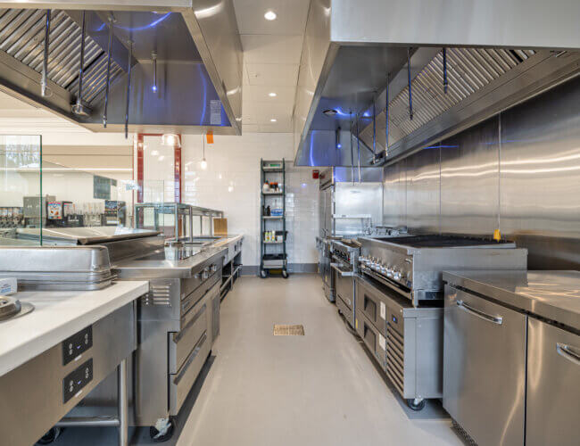 The service counter at Phillips Exeter Academy