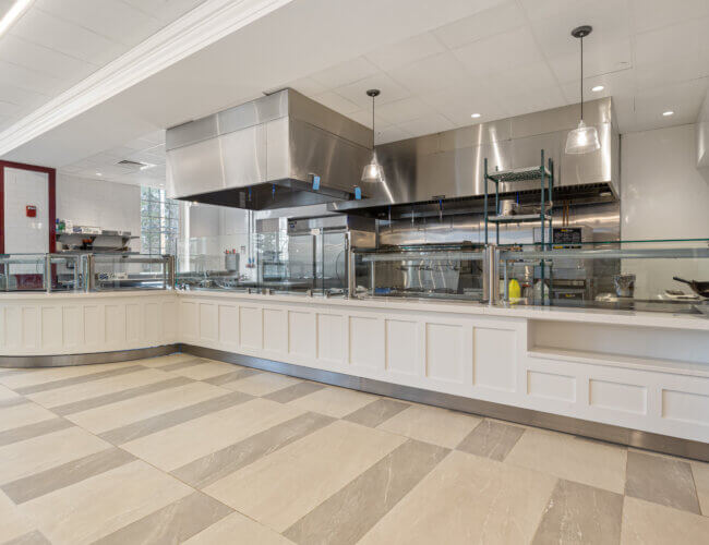 The service counter at Phillips Exeter Academy