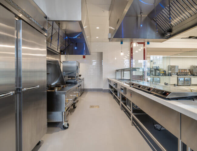 The service counter at Phillips Exeter Academy