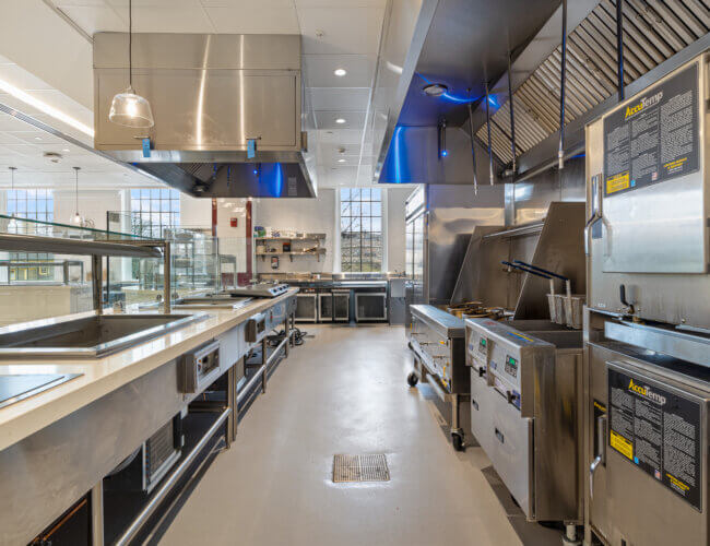 The service counter at Phillips Exeter Academy