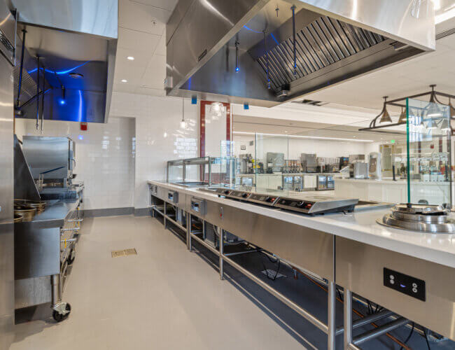 The service counter at Phillips Exeter Academy