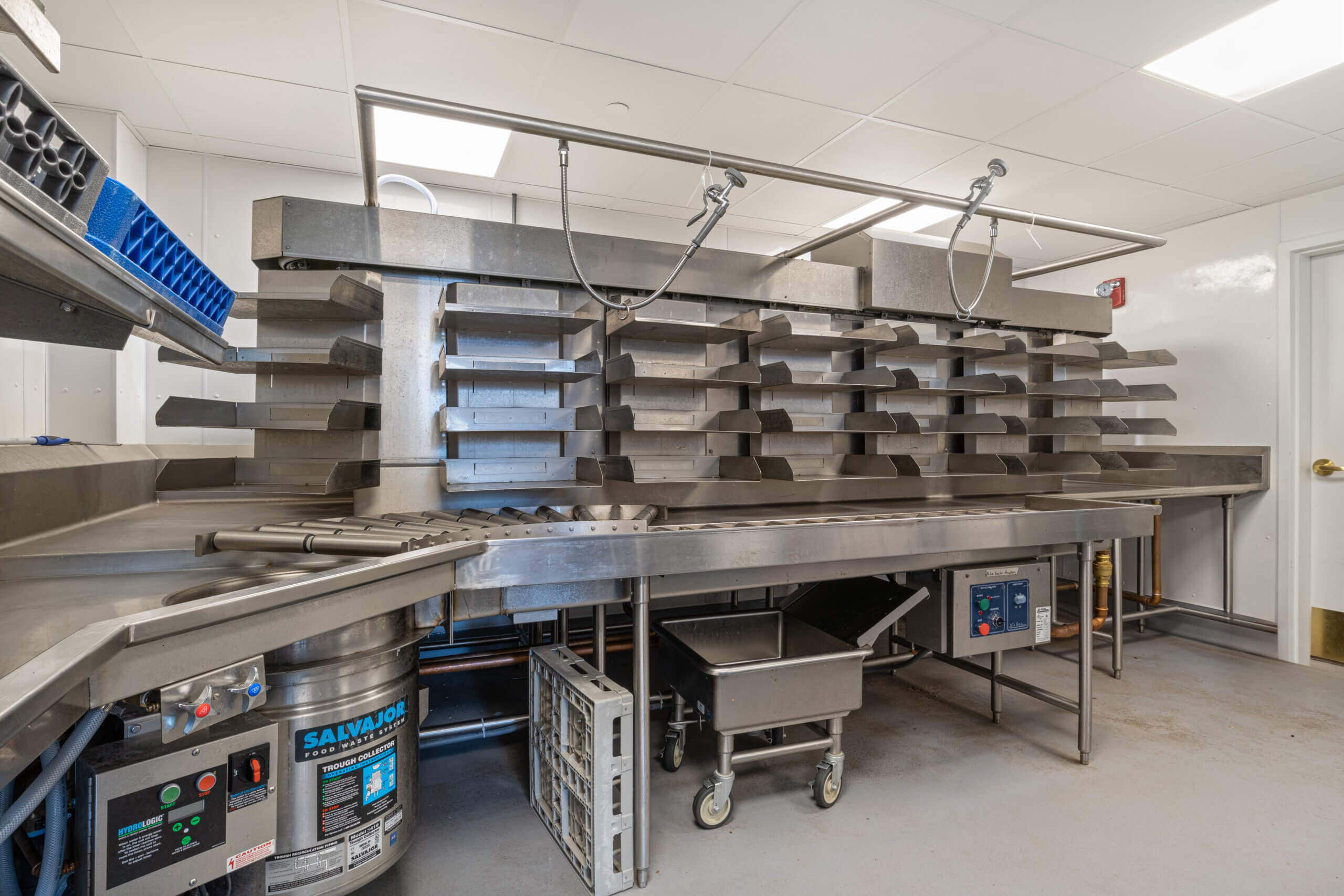 The back of service counter at Phillips Exeter Academy