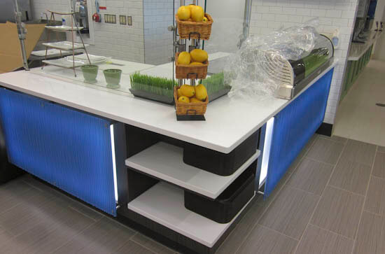 Service counters at Geisinger Medical Center