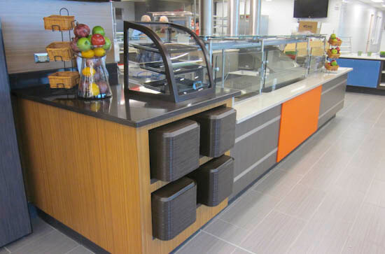 Service counters at Geisinger Medical Center