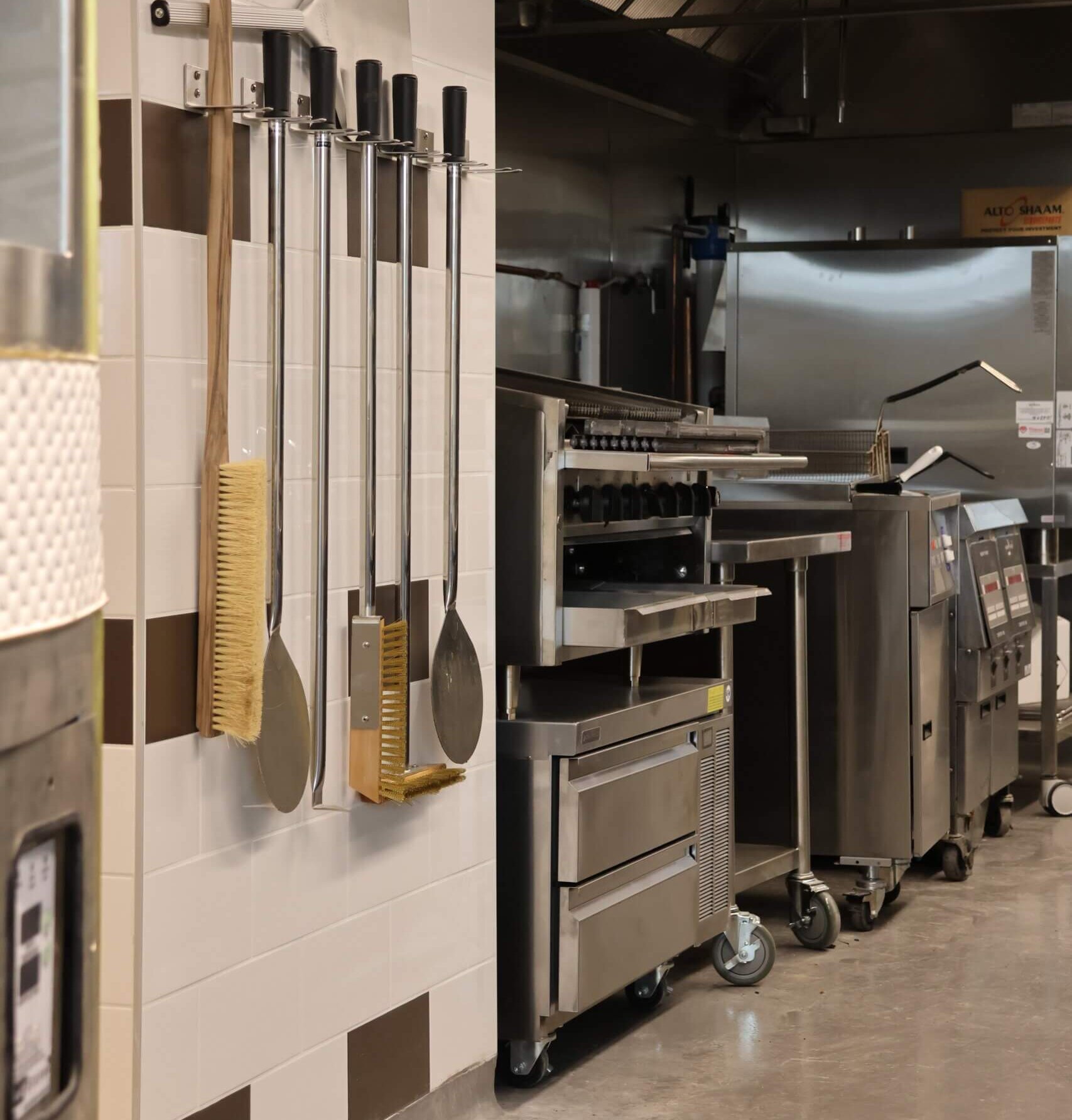 Food preparation area in Western Michigan University