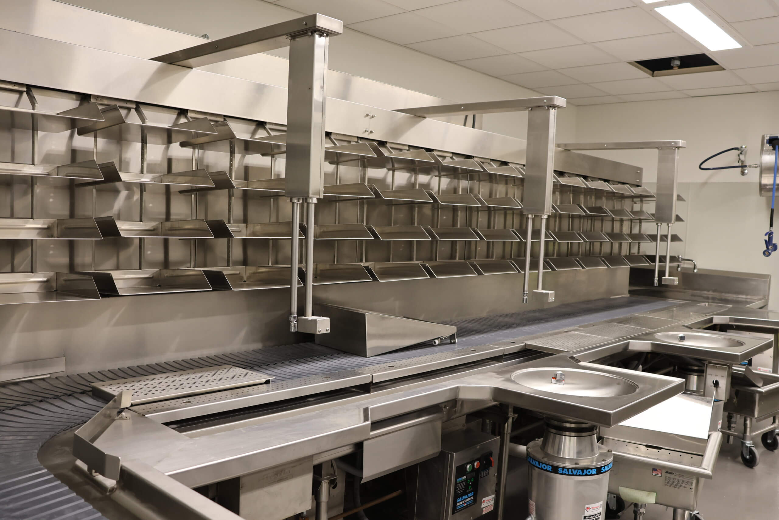 The back of service counter at Phillips Exeter Academy