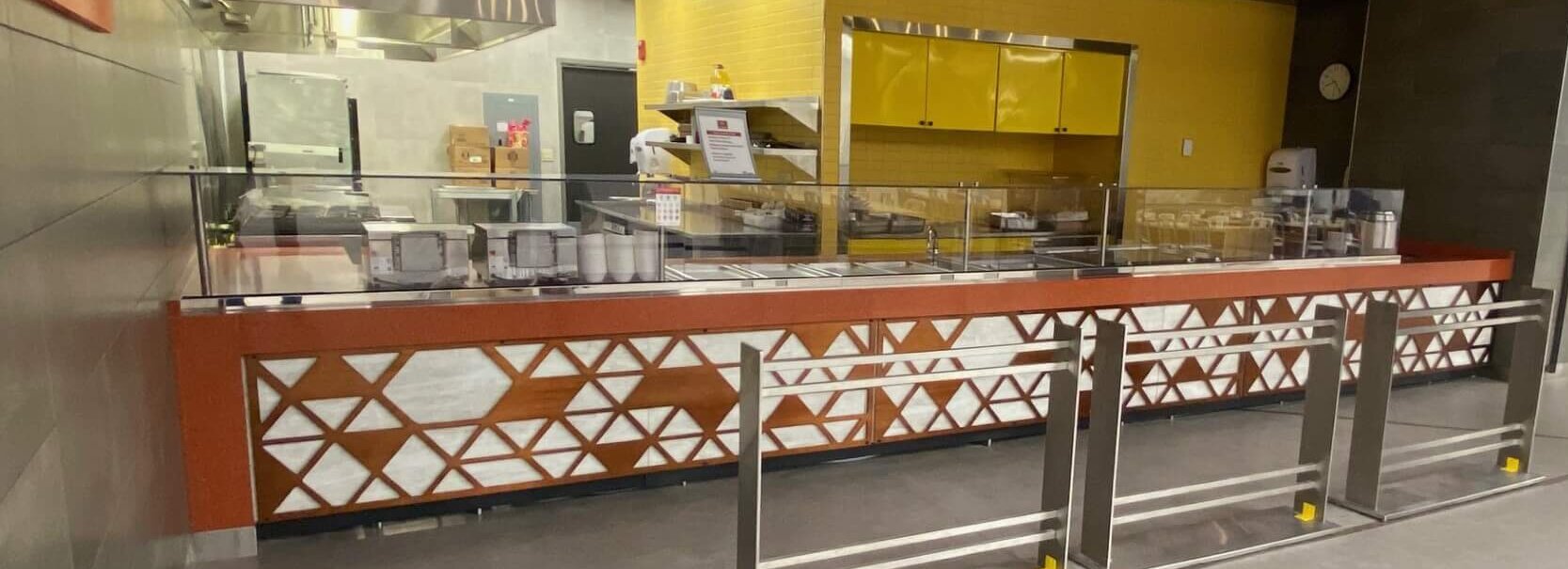 Service counters at Indiana University