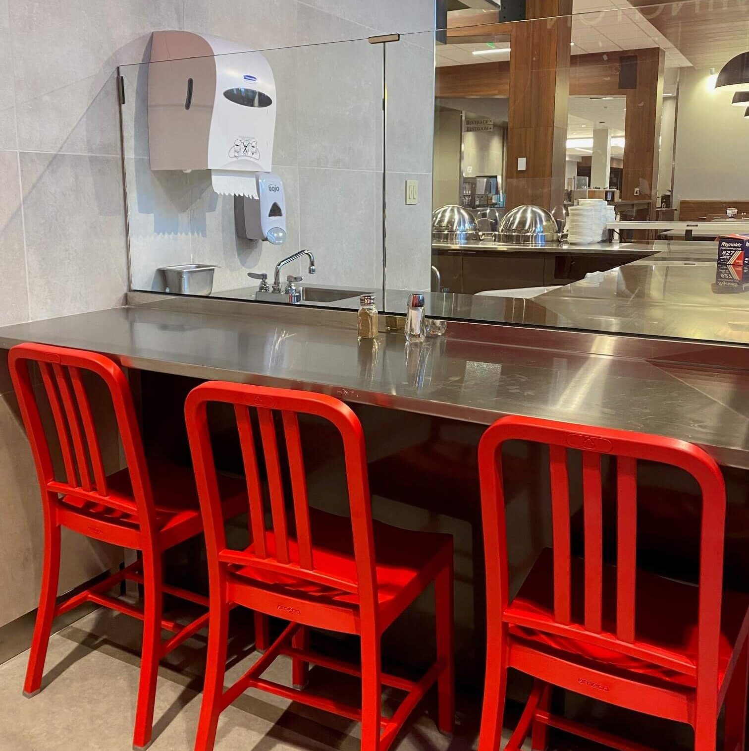 Service counters at Indiana University